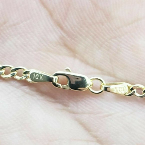 Solid 10K Diamond Cut 2.5mm 20" Necklace - Picture 3 of 3